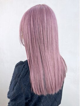 アルバム 銀座(ALBUM GINZA) ロング美髪韓国ヘアダブルカラーブリーチ_ba399772