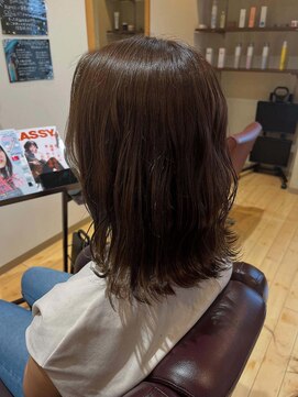 ヘアデザインフルーヴ(hair design fleuve) オリーブグレージュ