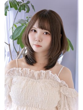 クム(kumu) 【kumu】ミディアムレイヤー/顔周りカット/栄/名古屋