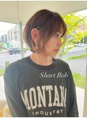 前下がり/ショートボブ