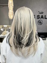 ジーディーエス(GDS)&nbsp;ホワイトブロンド×インナーブラック