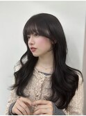 オリーブグレー/レイヤーカット/黒髪/マロンベージュ/池袋