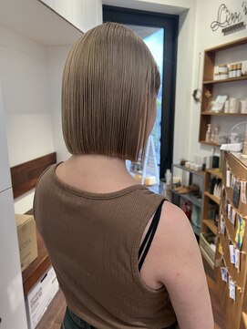 ワンブリーチで作るベージュカラー