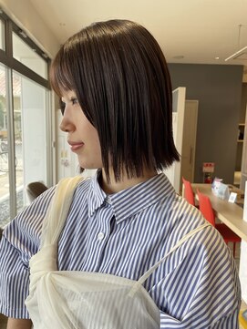 アンドファインヘアービューティー(AND FINE hair beauty) 透明感カラー&美髪ボブ