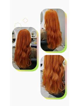 アジールヘア 池袋東口店(agir hair) パッションオレンジカラー♪池袋東口