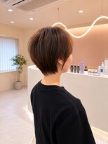 レト 浦和(leto)&nbsp;ミディアムヘアハッシュカットグレージュデザインカラー