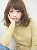 フェミニンエアリーボブ