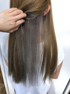 アンク クロス 関内店 シルバーグレーインナーカラー　【mifuyu】