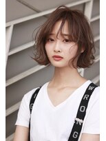 スーリール 春日店(Sourire)&nbsp;外ハネ、ラベンダーグレージュ