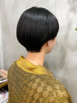 テトヘアー(teto hair) マッシュ　黒髪　ショート　モード