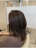 ☆大人可愛いナチュラルミディ☆×立体感シークレットハイライト
