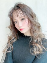 アイティーバイアルバム 八王子店(IT by ALBUM) ラフウェーブ_イヤリングカラーラベンダーカラー_8261