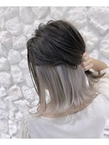 モアナ バイ ヘッドライト 武蔵小杉店(Moana by HEADLIGHT)&nbsp;Moana【武蔵小杉】#インナーカラー#ホワイトカラー#ボブ