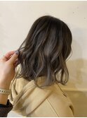 #グレー #シルバー #バレイヤージュ