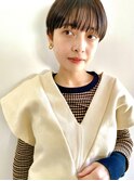 【sheta/小林】コンパクトショート　ミルクティーブラウン