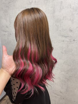 ディサイドロー(DECIDE L.A.W) ネオンピンクインナーカラー