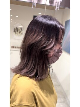 ビスポーク(BESPOKE) 20代30代大人かわいいモカベージュナチュラルロブヘアー美肌