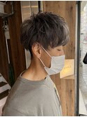 MEN'S HAIR ブリーチ1回×グレーシルバー