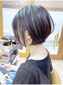 【morio成増 セリザワ】丸みショートボブ 髪質改善