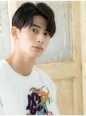mod's姪浜/アップバング韓国風コリアンスタイルコンマヘアa