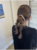 ポニテアレンジ♪