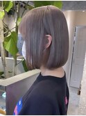 ミルクティーベージュダブルカラーケアブリーチハイライト