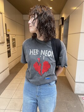 ヌープヘアーアイス(NUUP.hair ici) perm/ミディアムパーマ/顔まわりレイヤー/海外カールパーマ