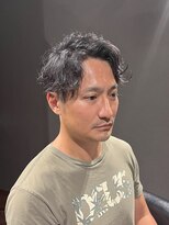 ビーダンディー(Bee dandy)&nbsp;ビジネスツーブロックショート 無造作カールナチュラルパーマ