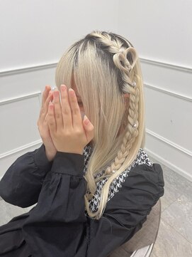 リルミー(Lilme) ハートでカワイイ*あみたらしヘアメ*新井