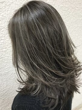 リンク(Link) 【Link】透明感アップ細めのハイライト/ハイライト/グレージュ