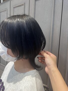 フォルテ ガーデン ヒルズ 静岡店(FORTE GARDEN HILLS) ブルーブラック/髪質改善/ストレート