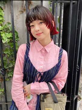 カシェ ナカザキ(CACHE NAKAZAKI) デザインブリーチ/ルーツカラー／チェリーレッド