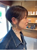 ハンサムショート30代40代50代襟足刈り上げ丸みショート◎