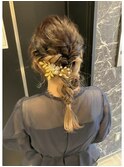 編みおろしアレンジ