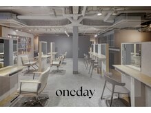 ワンデイ 表参道(oneday)の雰囲気（開放的な空間で髪質改善縮毛矯正を。縮毛矯正と髪質改善自信あり）