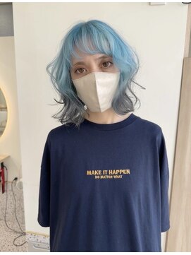 イェッカ パビル(YECCA pabil) デザインカラー(ブリーチ2回～)