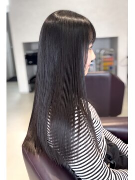 トラップヘアー 髪質改善ツヤツヤストレート