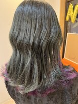 ヨンマルゴ(405) インナーパープル オリーブカラー