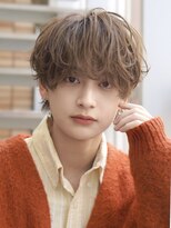 オーシャントーキョー 渋谷神南(OCEAN TOKYO) アッシュブラウンシースルー無造作マッシュウルフシャドウパーマ