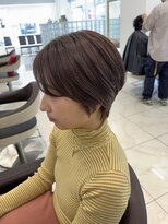 アッシュ 下北沢店(Ash)&nbsp;春のグレージュカラーショートヘア