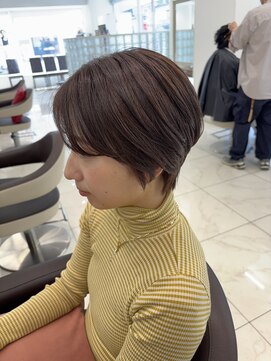 アッシュ 下北沢店(Ash) 春のグレージュカラーショートヘア