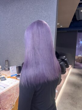 ペレ 栄店(PELE) デザインカラー/レイヤーカット/ウェットヘア/オリーブベージュ