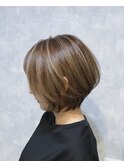 前下がりショートボブ