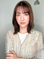 カバーヘアアンドスパ ブリス 浦和(COVER HAIR&SPA bliss)&nbsp;シールスルーバング顔回りレイヤーカットp1浦和20代30代40代