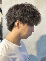 ニアウ 高崎店(Niau)&nbsp;シャドウパーマメンズパーマメンズマッシュ群馬高崎メンズ眉毛