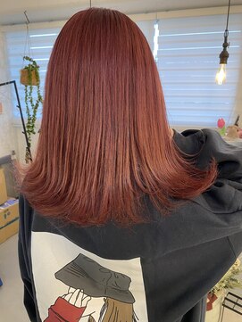 プルメリアドット(Plumeria.) pink brown