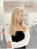 ハイライトバレイヤージュダブルカラーケアブリーチ20代30代40代