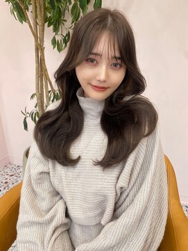 ボタン シブヤ(VOTAN SHIBUYA) オリーブ/グレージュ/韓国ヘア/渋谷/レイヤー/顔まわり