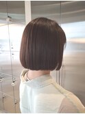 冬美人◎小顔ミニボブ×ストレートボブ×髪質改善