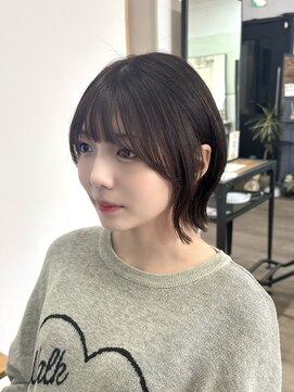 ルアン 上通り(ruen) 韓国風くびれボブ ruen 熊本 田口紗羅